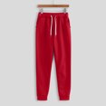 thumbnail image 5 of Valora Women Fashion Outfit Women's Trousers Suit Hooded Sweatshirt and Pant Tracksuit for Women Solid Color Sport Set Comfortable Activewear Ensemble Red M, 5 of 7