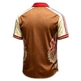 thumbnail image 3 of Men's Button Down Soccer Jersey Shirts Short Sleeve Mexico Jerseys Shirt Collared Casual Summer Beach Tops for Sports, Festival & Daily Wear, 3 of 5