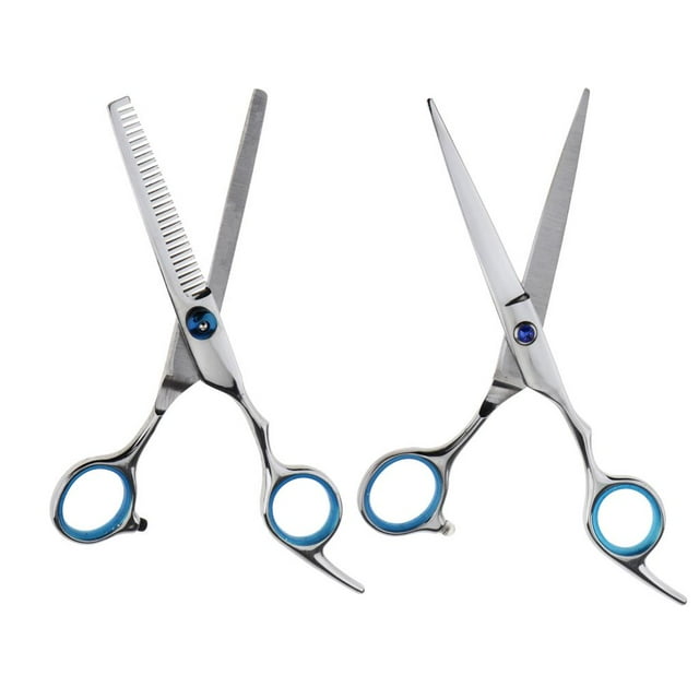 Tijeras Para El Cabello shamjiam Herramienta de Adelgazamiento acero inoxidable 2 piezas