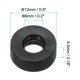 thumbnail image 2 of Arandela plana de goma Uxcell M6 60 paquetes 6mm ID 12mm OD espaciador de sellado anillo de junta negra, 2 of 6