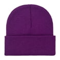 thumbnail image 2 of Unisex Ribbed Knit Beanie Stretch Warm Winter Hat for Cold Weather Activities, 2 of 7