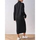 thumbnail image 4 of Conjunto de Dos Piezas para Mujer: Suéter y Falda de Punto Top de Punto y Falda Ajustada Negro XL, 4 of 8