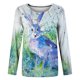 thumbnail image 4 of Blusa informal de manga larga con cuello redondo y estampado de animales novedosos para mujer Fridja  czfsfas1197, 4 of 5