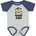 thumbnail image 3 of Inktastic Monkey I Love Hanging out with My Pappy Boys or Girls Baby Bodysuit, 3 of 5
