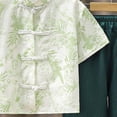 thumbnail image 4 of Boys 2-Piece Outfits 6-12 Months 12-24 Months 2t 3t 4t 5t 6t 7t Children Children'S Short Sleeve Set Cotton Summer New Boys Clothing Sets,Boys Cotton Summer Set(Light Green,5-6 Years), 4 of 4