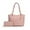 HM Rose Pink, variant on MKF Collection Allison Women's Tote Bag and Wallet Set, Vegan Leather Handbag Purse For Travel and Work By Mia K. -, Brown