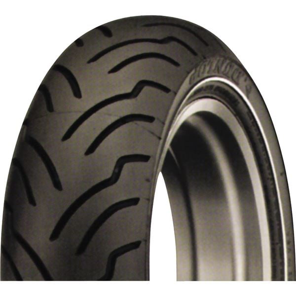 MU85B16 Dunlop American Elite Slim White Wall Rear Tire