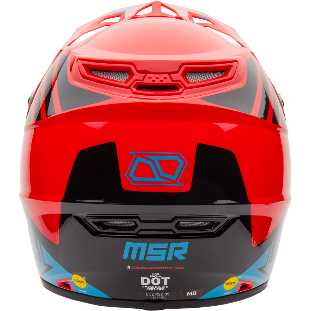 MSR Mav4 w/MIPS Helmet 2022 Medium Red/Blue - image 4 of 5