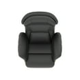 thumbnail image 2 of Jennifer Taylor Home Jovan 31.5" Mid-Century Modern Genuine Leather Recliner Lounge Chair, Shadow Gray Leather, 2 of 9
