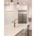 thumbnail image 3 of 2300P8-RB-Z-Lite-Wentworth - 1 Light Pendant In Restoration Style-15.25 Inches Tall and 7.5 Inches Wide   Rubbed Brass Finish with Clear Glass, 3 of 5