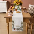 thumbnail image 2 of Christmas Cardinal Table Runner 36 Inches Long Farmhouse Dress Scarves, Winter Xmas Holly Pine Fruits Berry Dining Tablerunner for Coffee Table/Kitchen Island/Party Décor, Small 13" x 36", 2 of 8