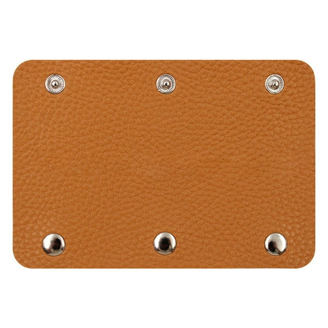 Poignée en Cuir Anti-grip Simple Poignée de Sac Détachable Poignée en Cuir Boîte Tige de Tirage Poignée Étui en Cuir Anti-grip orange
