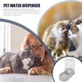 thumbnail image 3 of 1Pcs Automatic Cat Water Dispenser Grey Plastic Pet Feeder for Home Use, 3 of 8