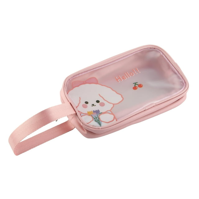 Neceser de viaje, bolsa de viaje transparente, bolsa de viaje transparente Cherry, bolsa de cosméticos, diseño de última generación