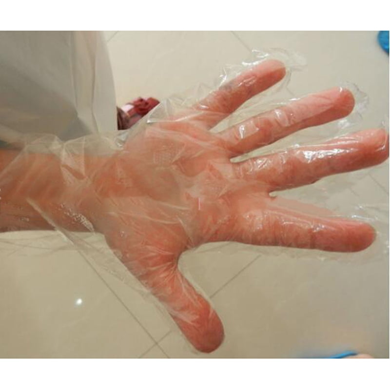 100pcs Disposable children's gloves PE gloves children's protective gloveYRYU 