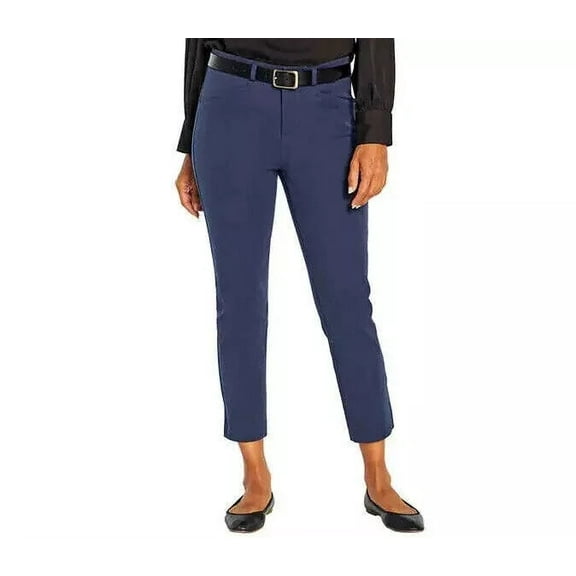 Banana Republic Women's Slim Straight Cropped Pants Size: 14, Color: Isola Nights /Navy