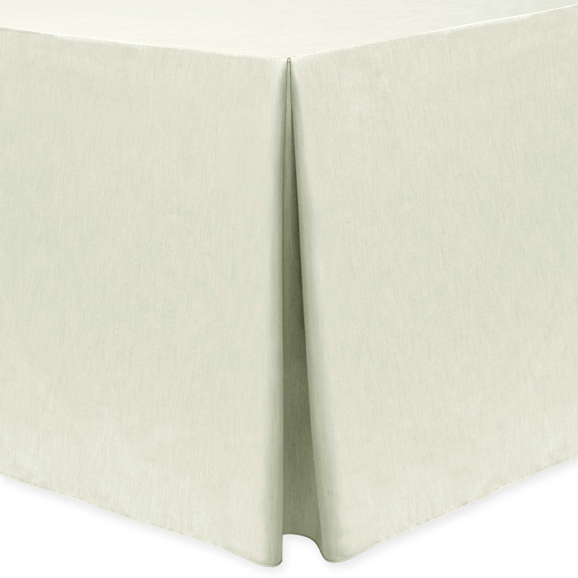 Ultimate Textile (2 Pack) Shantung - Majestic 4 ft. Fitted Tablecloth ...