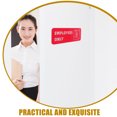 thumbnail image 1 of unbranded Etiqueta Para Puerta Empleados Solo Roja Para Seguridad Y Control En Espacios Comerciales, 1 of 7