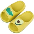 thumbnail image 1 of Zapatillas de frutas para niñas y niños, zapatillas de baño para niños, sandalias deslizantes de verano, zapatos de agua para piscina de playa (niños pequeños/pequeños/grandes), verde mostaza Sincero  Hogar, 1 of 7