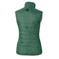 thumbnail image 3 of Women's Cutter & Buck Heather Green Tulane Green Wave Vault Rainier PrimaLoft Eco Full-Zip Puffer Vest, 3 of 3