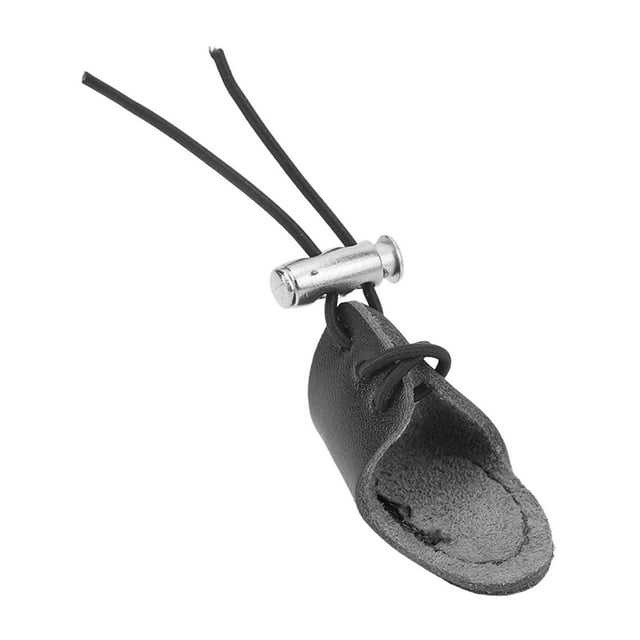 Archery Mongolian Finger Wrench Good Protection Lightweight Comfortable Archery Finger Guard for Recurve Bow Black