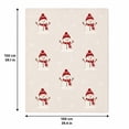 thumbnail image 2 of Ouuluon Flannel Throw Blanket, 59x39 inch Soft Decorative Cover for Couch and Living Space, 2 of 6