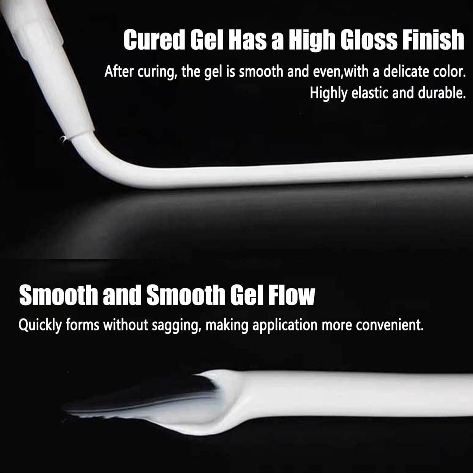Outdoor Silicone Sealant, Black Uv Resistant Crack Solution, 9900 Silicon Sealant, Outdoor Crack Solution, Uv & Weather Resistant, for Curtain Walls, Metal & Stone Bonding
