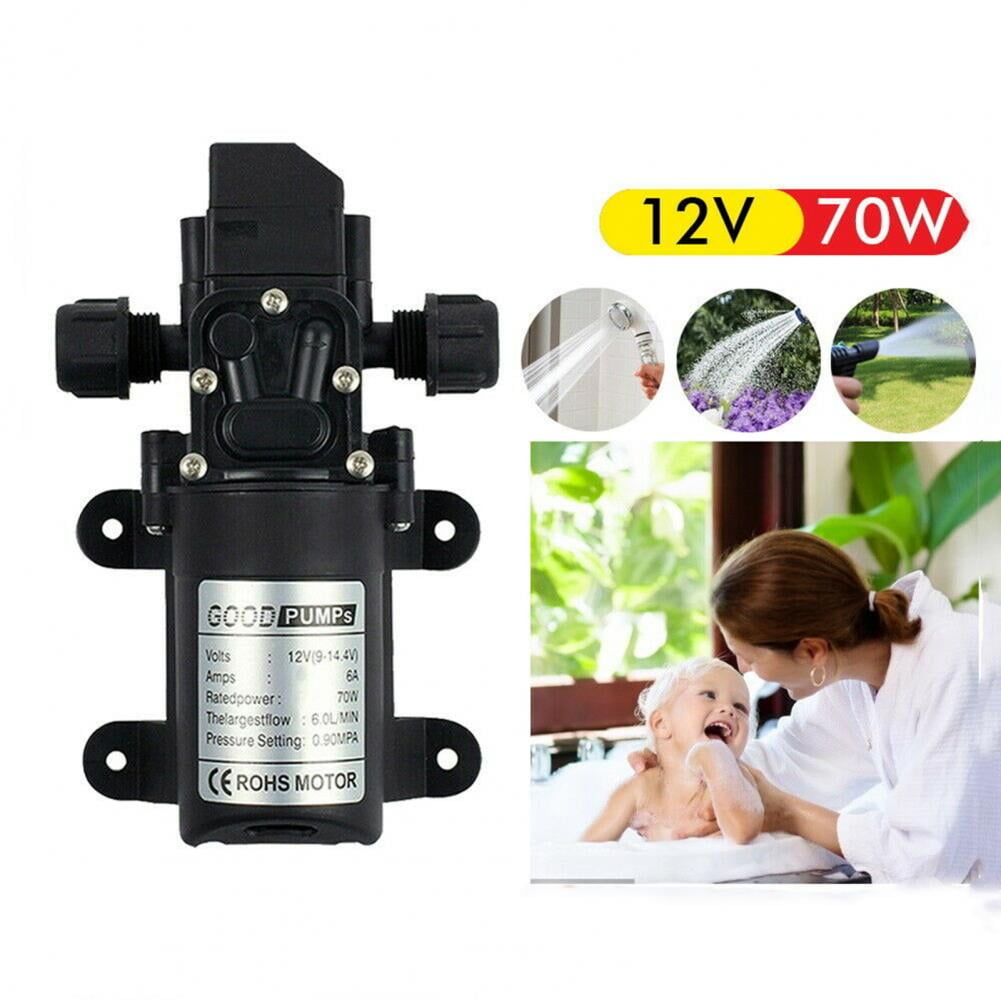 12V Automatic Fresh Water Pressure Diaphragm Pump 5GPM 130PSI for Boat/Marine/RV