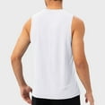 thumbnail image 5 of Oplxuo Men's Quick Dry Tank Tops Casual Summer Split Side Sleeveless Crewneck Bodybuilding Training Muscle Tee Shirts, 5 of 5