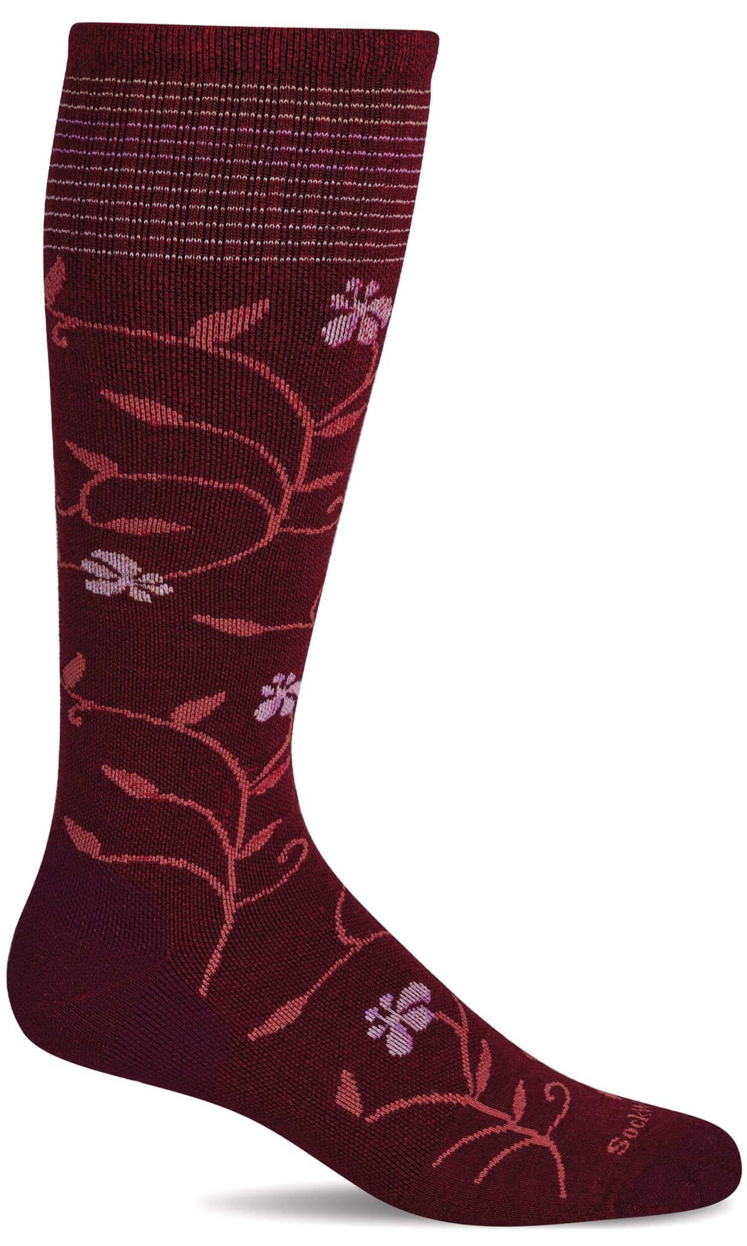 Sockwell Women's Full Sun Moderate Graduated Compression Socks Small/Medium Charcoal