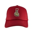 thumbnail image 2 of Gravity Threads KPOP Finger Heart Adjustable Trucker Hat - Red, 2 of 4