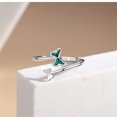 thumbnail image 1 of Anillos ajustables de Plata de Ley 925 para mujer, joyería fina de boda, accesorios de regalo, joyería de Argent 925, 1 of 2