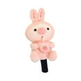 thumbnail image 5 of Vsenkes Golf Wood Head Cover Club Head Cover Cute Pork Transport Protection Plush Golfer Pink for Driver, 5 of 9
