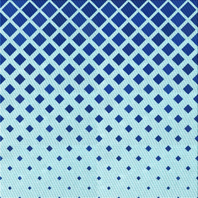 Ahgly Company Tapis d'Intérieur Lavable en Machine Carré Bleu Transitionnel, 5 Pieds Carré