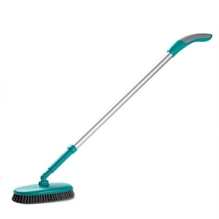 

Flexible Floor Scrub Brush with Long Handle Cleaning Tub Window Door Scrubber New Daily Necessities