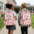 thumbnail image 5 of Whosucclay Strawberry Theme Student Backpack for Boys Girls, High School Kindergarten Lightweight Bookbag for Travel Short Vacation, 5 of 8