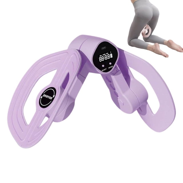 Adjustable Thigh Trainer, 360 Rotating Exercise Equipment with Counter, USB Rechargeable Muscle Exercise Devices, Pelvic Floor Muscle Trainer for Women Men Gym Home Training