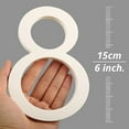 thumbnail image 4 of HASWARE 6 inch (15 cm) Floating House Number Apartment Door Numbers Mailbox Address Sign, Aluminum Alloy (#0, White), 4 of 5