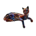 thumbnail image 2 of Figura de gato durmiendo en la siesta, adorno de mesa, escultura artesanal de resina, decoración de estante para estanterías, versátil Estilo B, 2 of 9