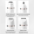 thumbnail image 3 of Cordless Rechargeable Facial Hair Remover for Women 7-in-1 Shaver Kit Multi-Purpose Trimmer, 3 of 5