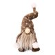 thumbnail image 1 of Adornos navideños de gnomo Wdftyju decoración divertida de muñecos de peluche de pie marrón, 1 of 9