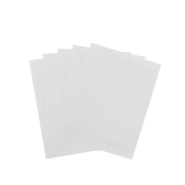 Práctica Piel en blanco Doble lateral 1 mm Portátiles Portátiles Pieles Artificiales Profesionales Cosméticos Cosméticos Accesorios 5 piezas Yuarrent CE001515-00