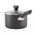 thumbnail image 4 of Farberware Reliance 2qt Premium Aluminum Long-lasting Nonstick Covered Saucepan, Black, 4 of 5