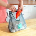 thumbnail image 4 of Walbest 13.78" x 9.84" Moistureproof Mesh Bag Ventilative Polyester Hanging Large Capacity Wall-mountable Fruit Vegetable Storage Pouch, 4 of 7
