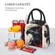 thumbnail image 5 of Fotbe Red Black Ink Style Bald Eagle Bolsa de Almuerzo con Estampado, Lonchera Aislada, Contenedor de Comida Reutilizable Tipo Cooler a Prueba de Fugas, 5 of 6