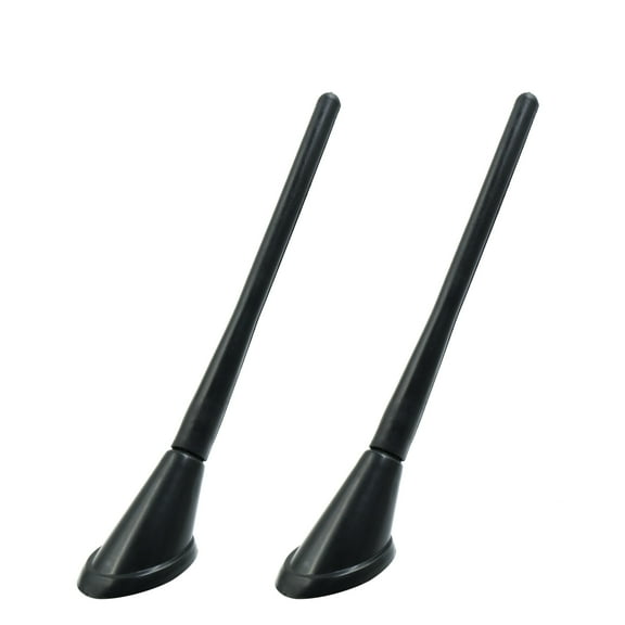 2pcs DC 12V Self Adhesive Base Universal Decorative Antenna Aerial for Car