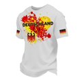 thumbnail image 1 of Women's Germany Football Graphic T-Shirt, Men's Soccer Graphic T-Shirt, Casual Short Sleeve Sports Top for Workout for Soccer Tournament 2026 White Size: 3XL, 1 of 4