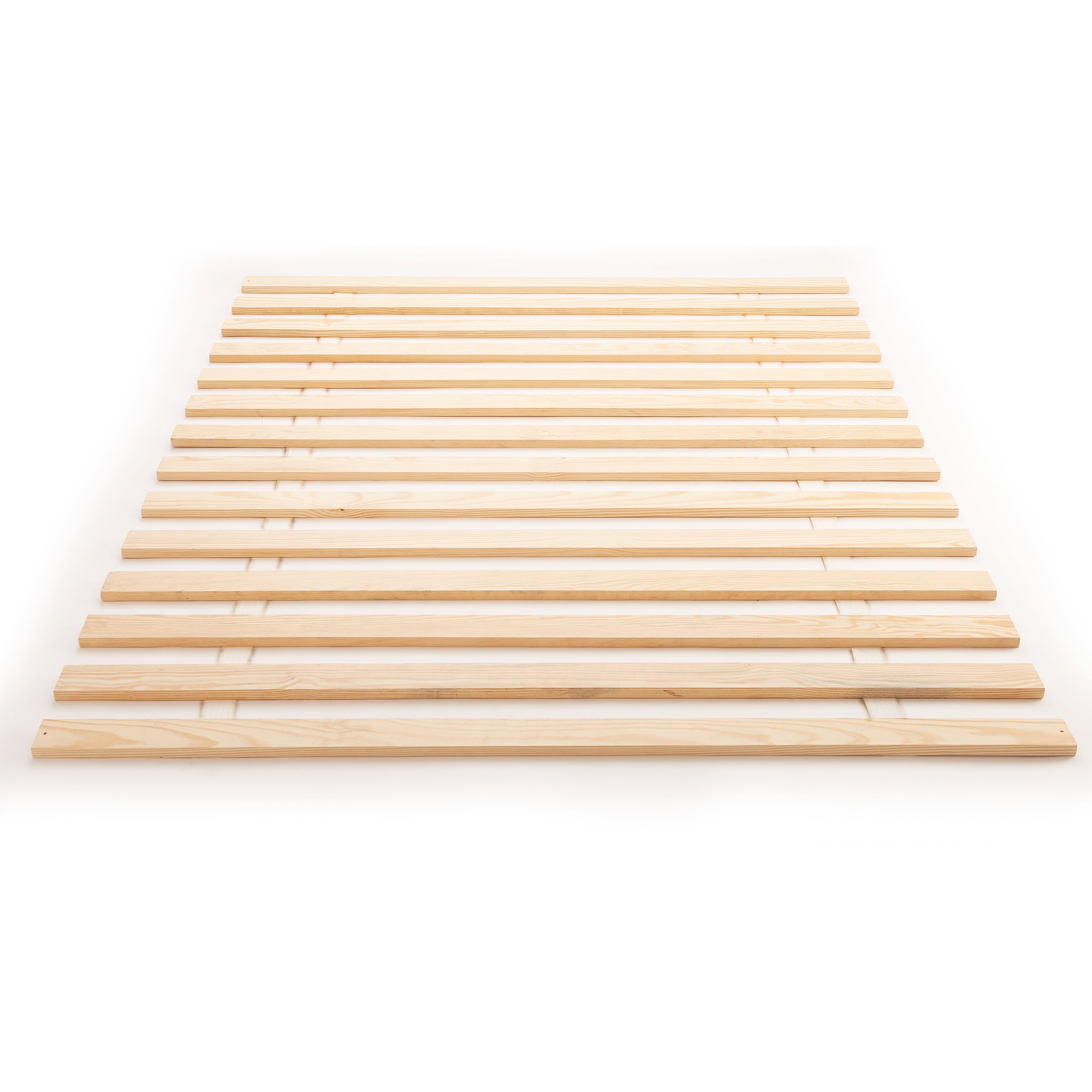 All Bed Sizes Webbed Replacement Pine Wooden Flat Bed Slats