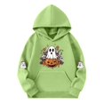 thumbnail image 4 of YUNAFFT Chandail à Capuchon pour Enfants 5-15 Ans avec Poche Manches Raglan Molleton Japonais Décontracté Halloween Automne Hiver Multicolore, 4 of 4