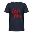 thumbnail image 3 of Camisas de Manga Larga para Hombres Imprimir Casual Cuello Redondo Blusa de Manga Corta, Camisas de Lino para Hombres, 3 of 7